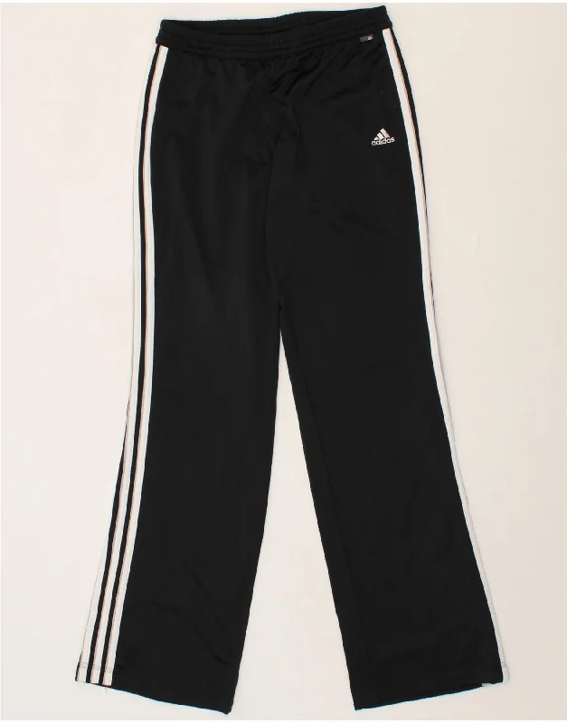 ADIDAS Womens Tracksuit Trousers UK 10 Small  Black Polyester