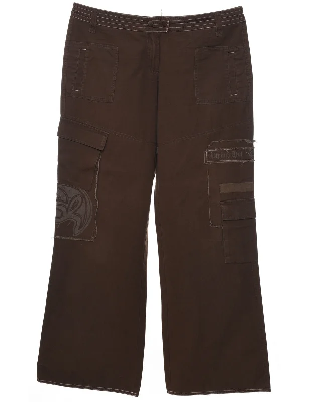 Brown Trousers - W34 L32