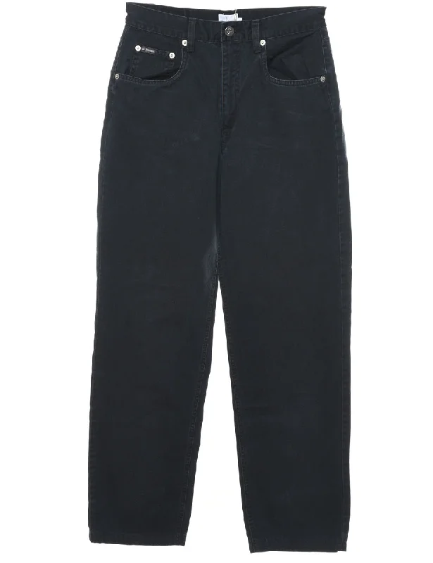 Calvin Klein Tapered Black Trousers - W28 L29