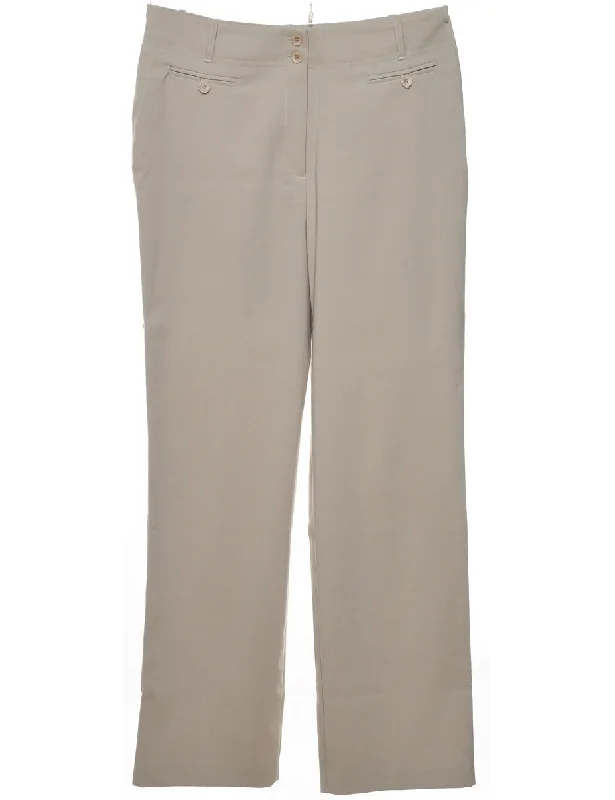 Casual Beige Trousers - W34 L33