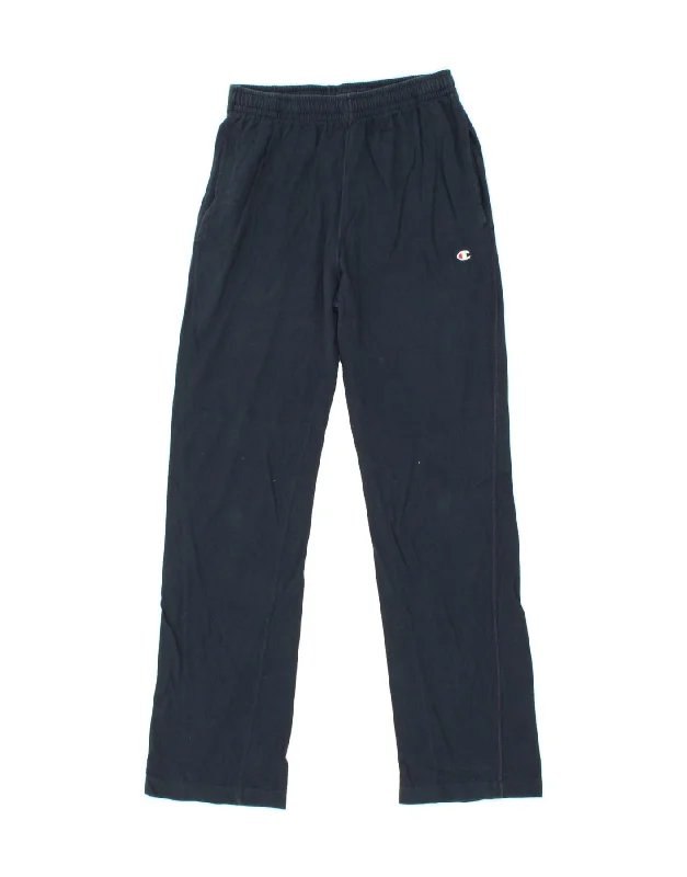 CHAMPION Womens Tracksuit Trousers UK 12 Medium Navy Blue