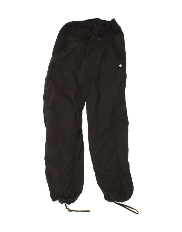 LULULEMON Womens Tracksuit Trousers US 10 Large  Black