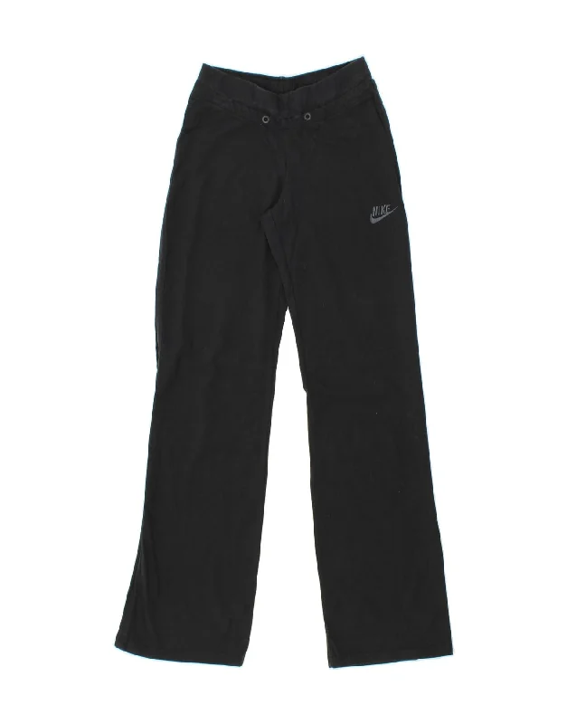 NIKE Womens Tracksuit Trousers UK 6/8 XS Black